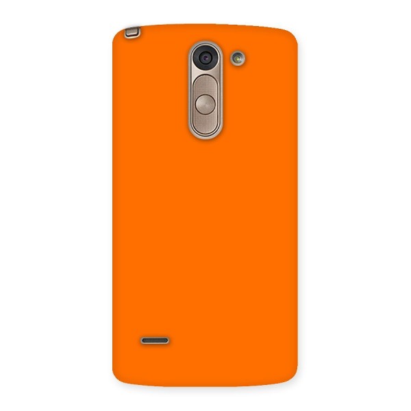 Mac Orange Back Case for LG G3 Stylus
