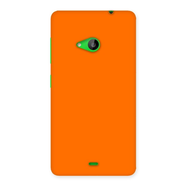 Mac Orange Back Case for Lumia 535