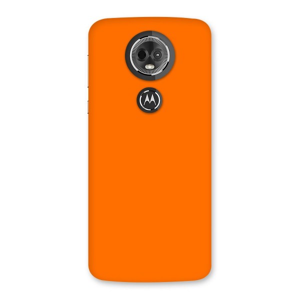 Mac Orange Back Case for Moto E5 Plus