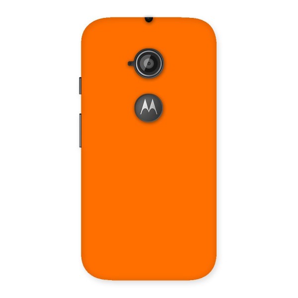 Mac Orange Back Case for Moto E 2nd Gen