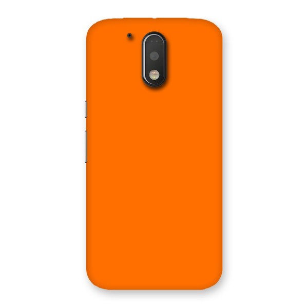 Mac Orange Back Case for Motorola Moto G4
