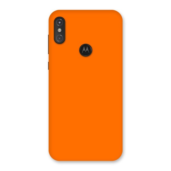Mac Orange Back Case for Motorola One Power