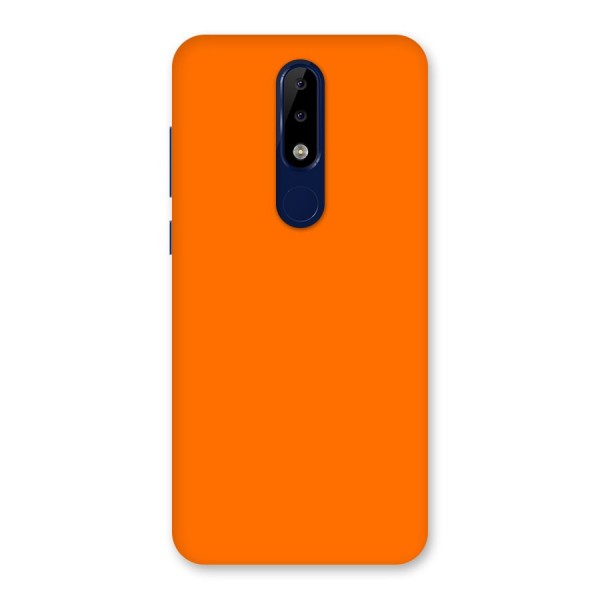 Mac Orange Back Case for Nokia 5.1 Plus