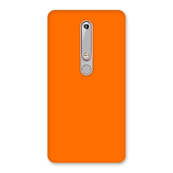 Mac Orange Back Case for Nokia 6.1