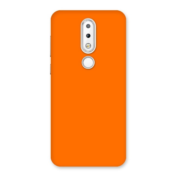 Mac Orange Back Case for Nokia 6.1 Plus