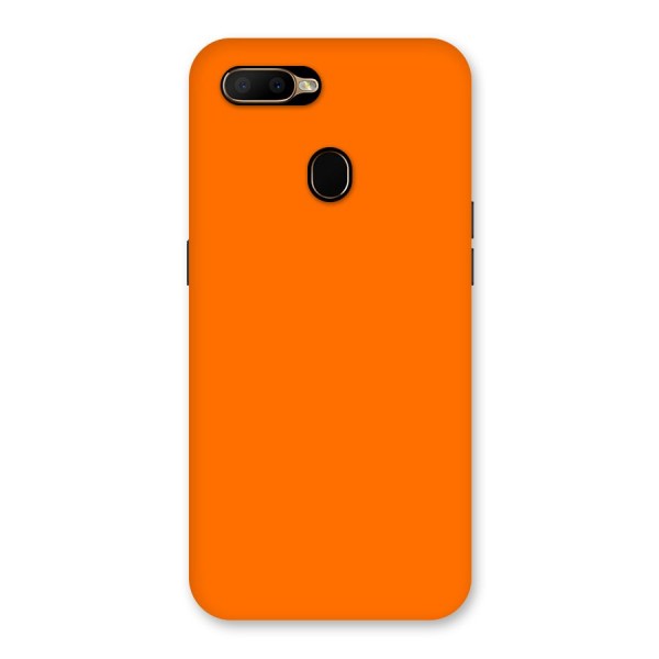 Mac Orange Back Case for Oppo A5s