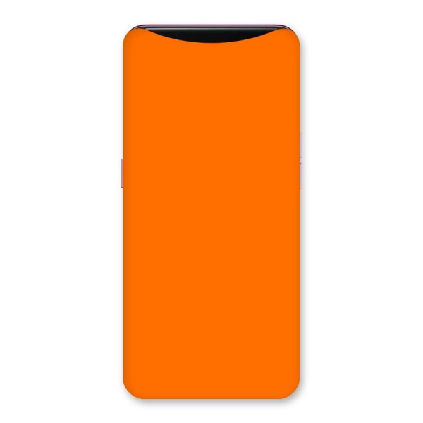 Mac Orange Back Case for Oppo Find X