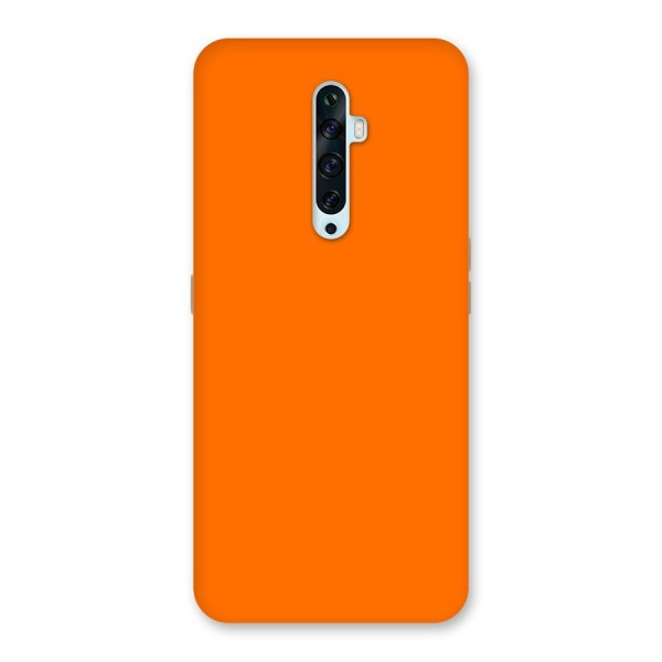 Mac Orange Back Case for Oppo Reno2 F