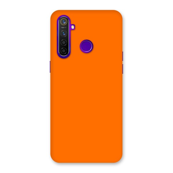 Mac Orange Back Case for Realme 5 Pro