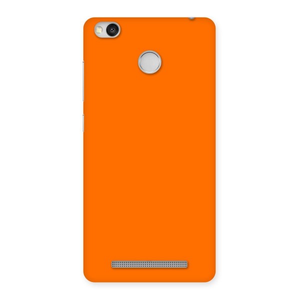 Mac Orange Back Case for Redmi 3S Prime