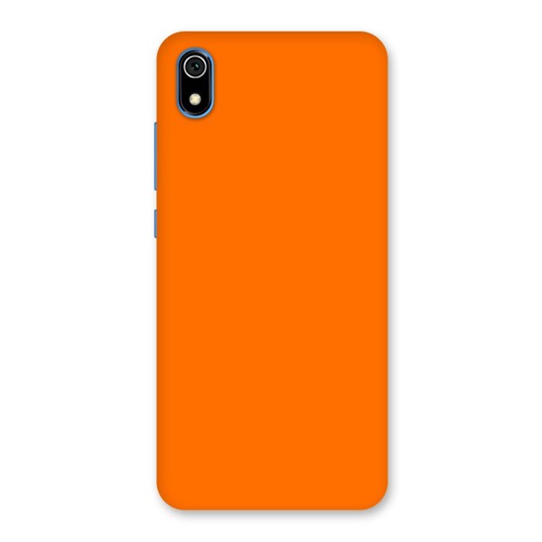 Mac Orange Back Case for Redmi 7A