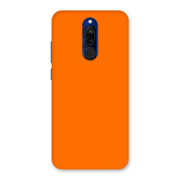Mac Orange Back Case for Redmi 8