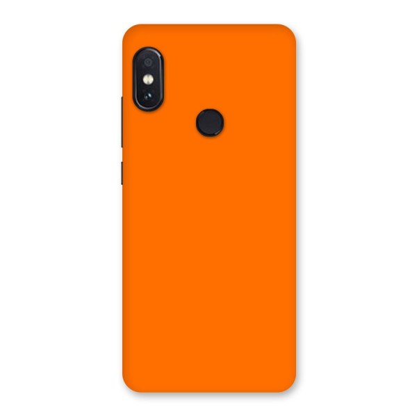 Mac Orange Back Case for Redmi Note 5 Pro