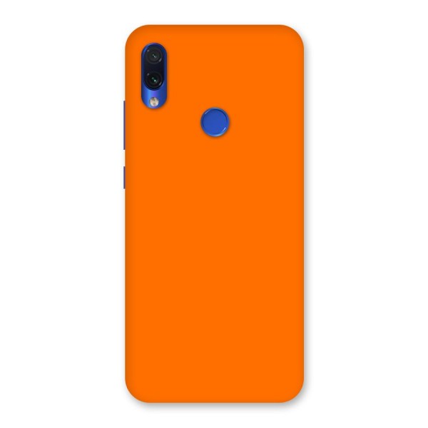Mac Orange Back Case for Redmi Note 7