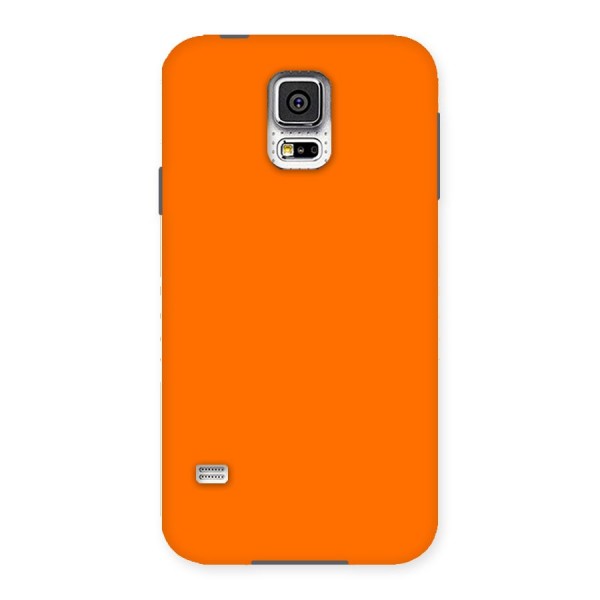 Mac Orange Back Case for Samsung Galaxy S5