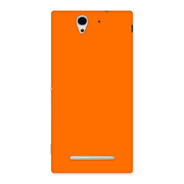 Mac Orange Back Case for Sony Xperia C3