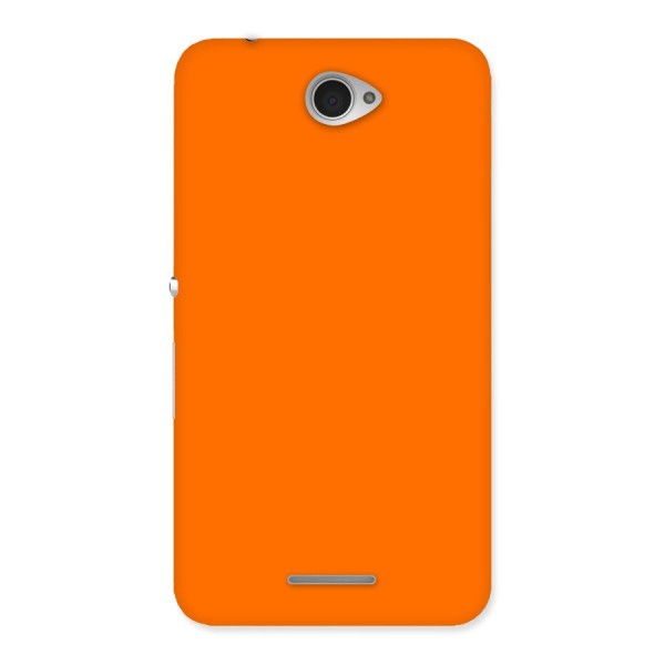 Mac Orange Back Case for Sony Xperia E4