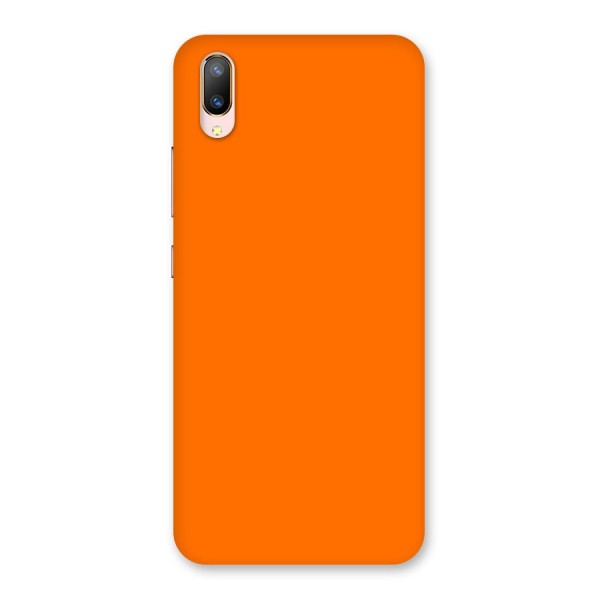 Mac Orange Back Case for Vivo V11 Pro