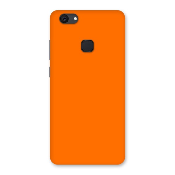 Mac Orange Back Case for Vivo V7 Plus