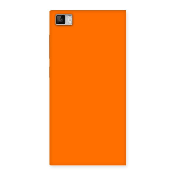 Mac Orange Back Case for Xiaomi Mi3