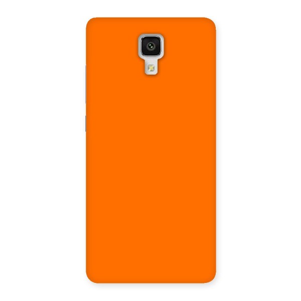 Mac Orange Back Case for Xiaomi Mi 4
