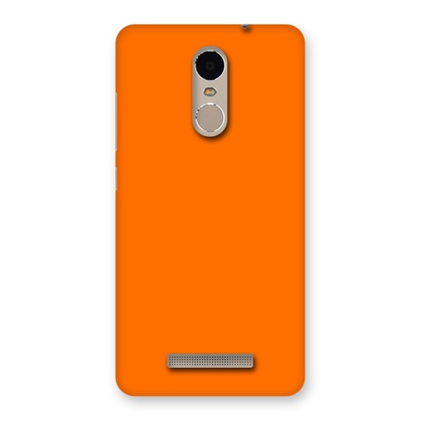 Mac Orange Back Case for Xiaomi Redmi Note 3