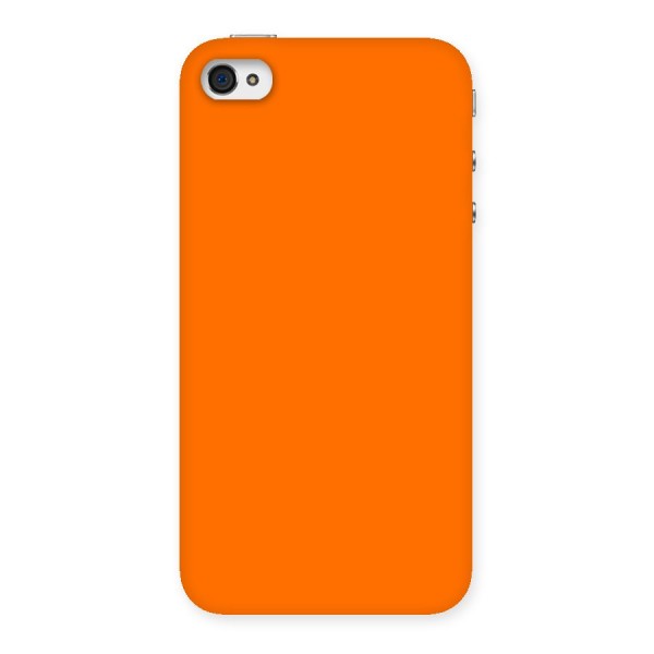 Mac Orange Back Case for iPhone 4 4s
