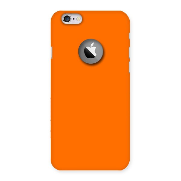 Mac Orange Back Case for iPhone 6 Logo Cut