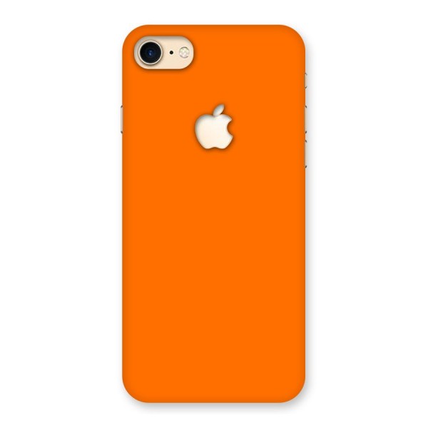 Mac Orange Back Case for iPhone 7 Apple Cut
