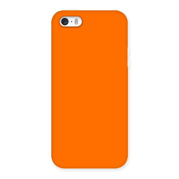 Mac Orange Back Case for iPhone SE