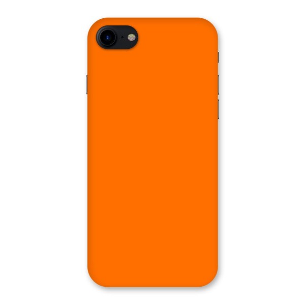 Mac Orange Back Case for iPhone SE 2020