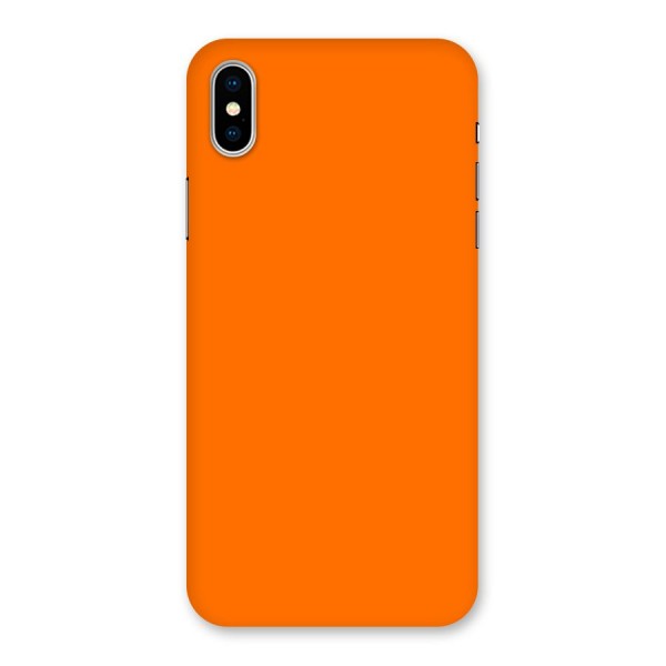 Mac Orange Back Case for iPhone X
