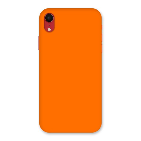 Mac Orange Back Case for iPhone XR
