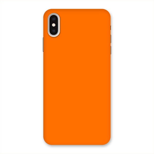 Mac Orange Back Case for iPhone XS Max
