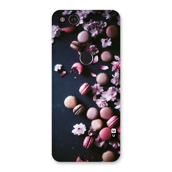 Macaroons And Cheery Blossoms Back Case for Google Pixel 2