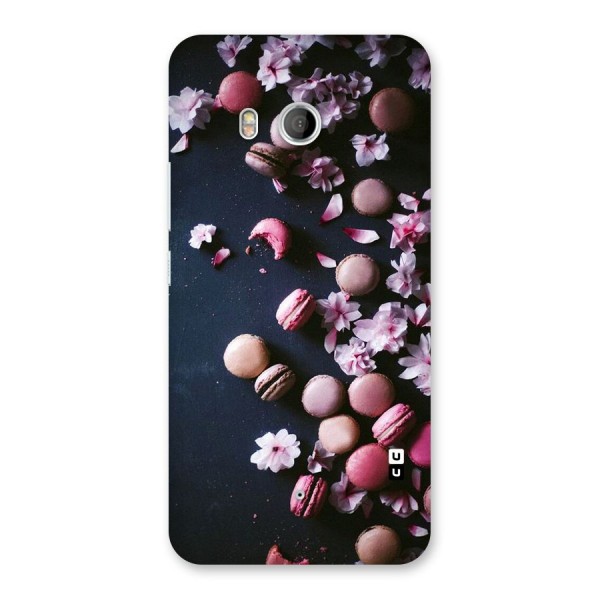 Macaroons And Cheery Blossoms Back Case for HTC U11