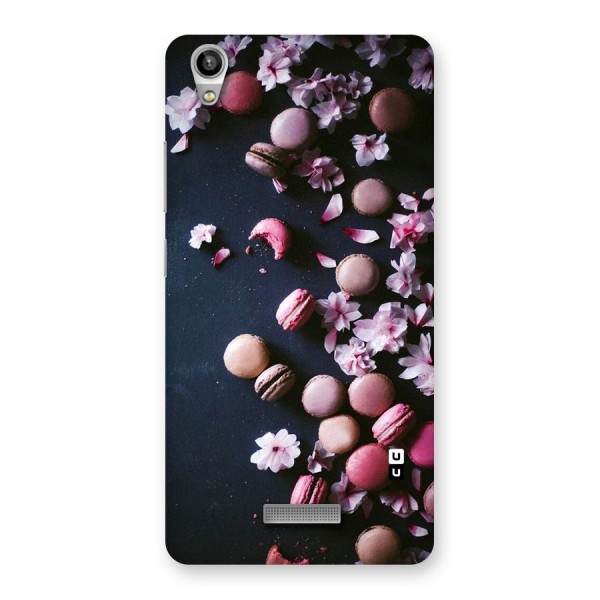 Macaroons And Cheery Blossoms Back Case for Lava-Pixel-V1