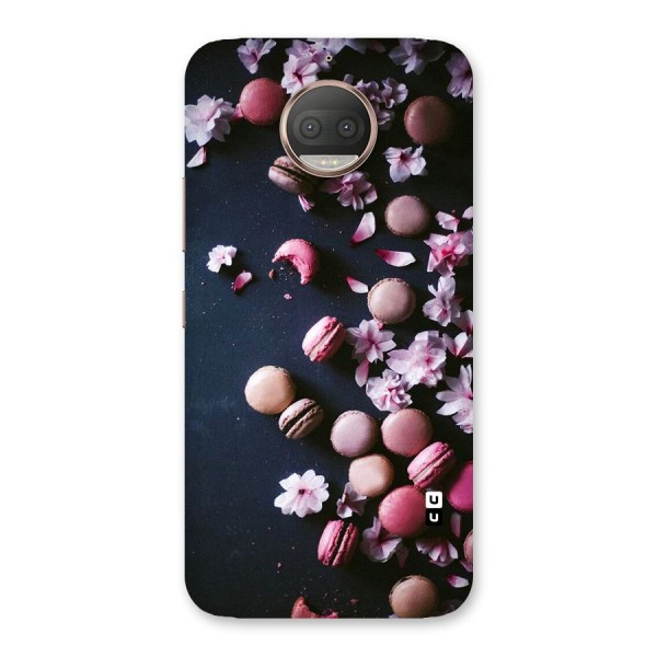 Macaroons And Cheery Blossoms Back Case for Moto G5s Plus