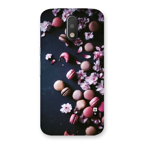 Macaroons And Cheery Blossoms Back Case for Motorola Moto G4
