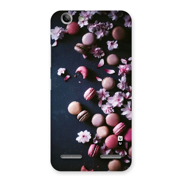 Macaroons And Cheery Blossoms Back Case for Vibe K5 Plus