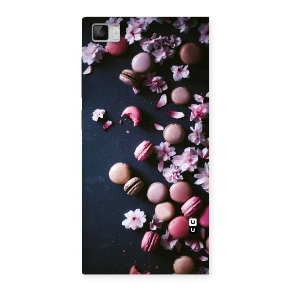 Macaroons And Cheery Blossoms Back Case for Xiaomi Mi3