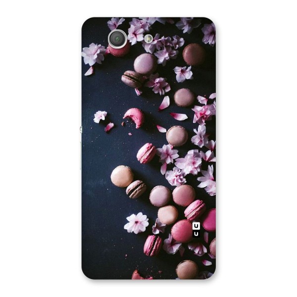 Macaroons And Cheery Blossoms Back Case for Xperia Z3 Compact