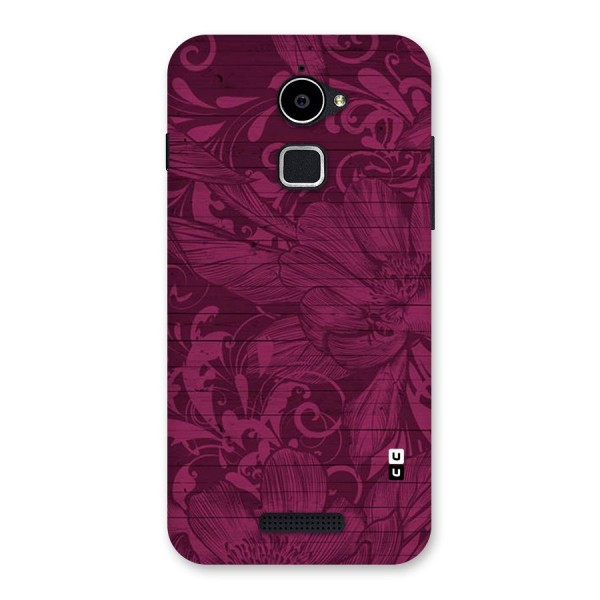 Magenta Floral Pattern Back Case for Coolpad Note 3 Lite