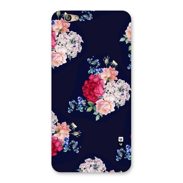 Magenta Peach Floral Back Case for Gionee S6