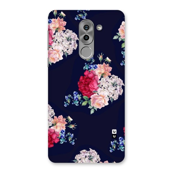 Magenta Peach Floral Back Case for Honor 6X