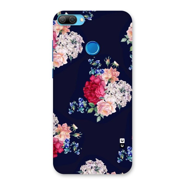 Magenta Peach Floral Back Case for Honor 9N