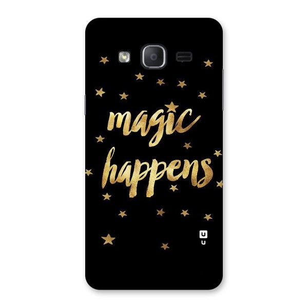 Magic Happens Back Case for Galaxy On7 Pro