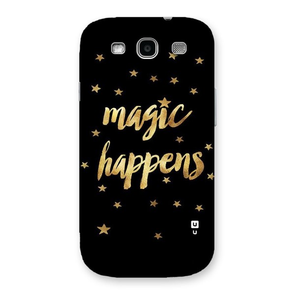 Magic Happens Back Case for Galaxy S3