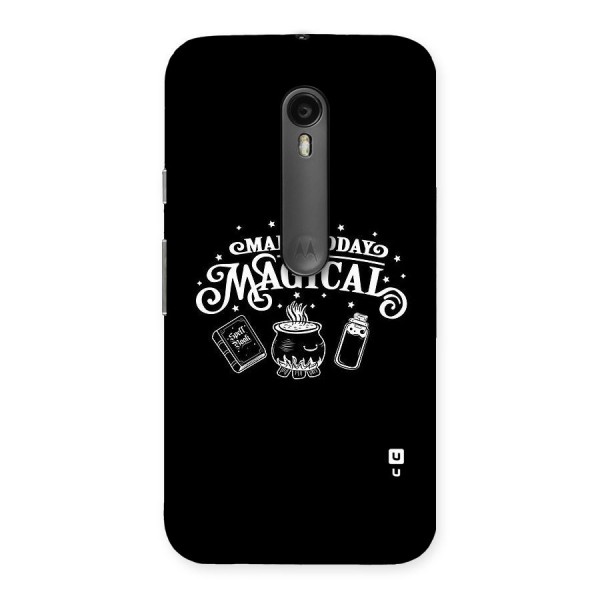 Make Today Magical Back Case for Moto G3