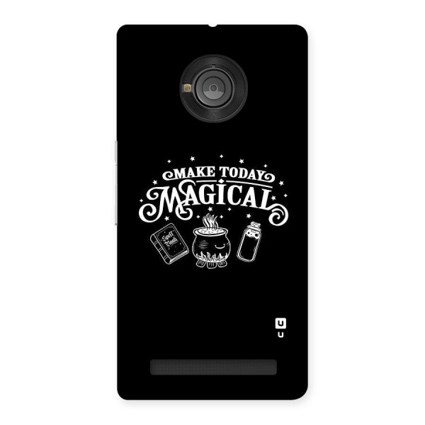 Make Today Magical Back Case for Yu Yunique
